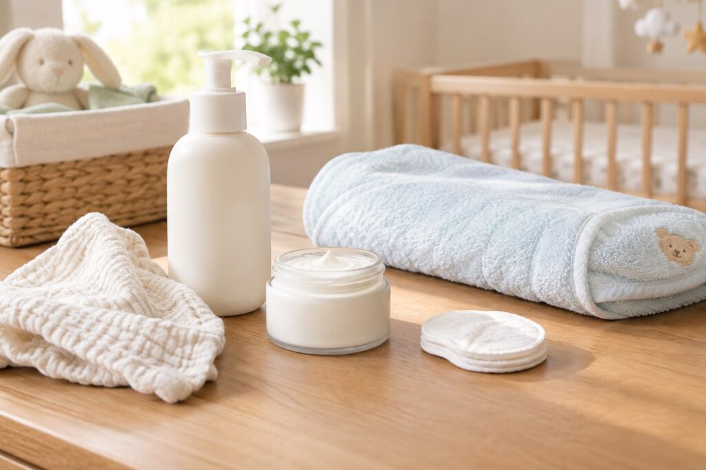 Seis básicos de cuidado para el bebé y la madre: cremas, aceites y lactancia seis b sicos de cuidado para el beb y la madre cremas aceites y lactancia featur